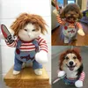 Dog Apparel S-M Deadly Doll Pet Costume Funny Party Cosplay Novelty Cat Clothes For Halloween Christmas Cute Scary And Spooky