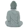 Sculptures High Quality Indoor Outdoor Sitting Buddha Resin Garden Ornament 4x8x12cm Buddha Ornament Statue Decor Stone Zen Effect