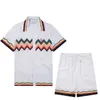 2024Summer Fashion Men and Womens Shorts Sets Tracksuit Short Sekt z krótkim rękawa