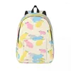 Storage Bags Capybara Colorful Pattern Laptop Backpack Men Women Basic Bookbag For College School Student Wild Animals Of South America