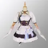 Elysia Cosplay French Maid Costume Hkai Impact 3 Karnawał mundury peruka anime halen costumes Men Game 24rv#