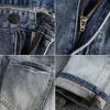 Mäns jeans nya herrfraktbyxor med en nio poäng design och snyggt utseende J240328