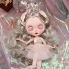 White Swan Icy DBS Blyth Doll Carving Lips Matte Face 16 BJD Azone S Anime Girl 240311