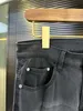 2024 Primavera Autunno Jeans da uomo ZZipper Pantaloni lunghi a matita da uomo a righe lavate chiare WCNZ001