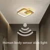 Taklampor Modernt LED -ljus i vardagsrummet sovrum hall trappa rörelse sensor hänge