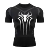 Nouveau Compri Shirt Hommes Fitn Gym Super Hero Sport T-shirt de course Rgard Tops Tee T-shirt à manches courtes à séchage rapide pour hommes 91y1 #
