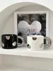 Mugs 360ml Light Luxury Ceramic Mug Exquisite Coffee Cup Afternoon Tea Drinkware Household Breakfast Milk Oatmeal Gift