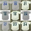 Hommes 1982-1997 Seattle JIM PRESLEY FLOYD BANNISTER JAY BUHNER GORMAN THOMAS DAVID SEGUI RICHIE ZISK TINO MARTINEZ KEN GRIFFEY JR Throwback Baseball Jersey S-5XL