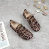 Casual Shoes Women's Flat Leopard Print Platform Shoe High Quality Suede Vulcanized Retro Designer Zapatos De Mujer
