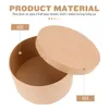 Take Out Containers Round Cake Box Kraft Paper Cookie Case Packing Supplies Sweet For Home Container Present Accessory Candy Holder Gift