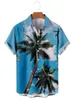 2022 MENS Koszula swobodny hawajski wzór krótkiego rękawu Topy Hip Hop Street Beach Party Męska koszula męska koszula odzież Mężczyźni Summer 36bz##