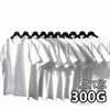 heavyweight Impermeable 300g Carb Matte Pure Cott Thick Short Sleeved T-shirt Men and Women Pure White Simple Base Shirt 66ep#