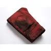 Jeans slim-fit di alta qualità per uomo Tie-dye Snow W Pantaloni dritti in denim rosso mattone Streetwear Fi Pantaloni casual M4aN #