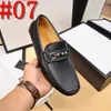 40 Model Men's Luxury Brand Casual Shoes Fashion Suede Leather Designer Loafers Skor mjuka bekväma körskor för man moccasins promenader sneakers