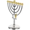 Candle Holders Jewish Holder Branch Candlestick Metal Party Ornament Year Nine Headed