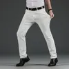 2019 Nieuwe Mannen Stretch Skinny Jeans Fi Casual Slim Fit Denim Broek Witte Broek Mannelijke Merk Kleding Busin jeans n3Tc #