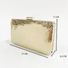 Shoulder Bags JIOMAY Women 2024 Designer Purses And Handbags Female Fashion Solid Color Metal Frame Chain Box Shaped Evening Bag