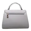 Shoulder Bags Grey Patchwork Women Handbags Genuine Leather Ladies Real Totes Messenger Designer Luxury Fashion Crossbody