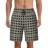 Shorts masculinos maiô abstrato geométrico fashiont-torys board verão luxo b-burchs retro praia homens troncos de secagem rápida