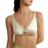 Bras Birdtree 20mm 92%di seta gelso in raso reggiseno da donna Solid Wire Solid Free French Bow bianche