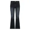 new Flare Jeans Women's Low Waist Trousers Vintage Aesthetic Denim Pants Streetwear Mom Casual Korean Fi Y2k Jeans V7Mw#