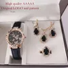 Set di braccialetti Regali da donna alla moda di vendita caldi Orologio al quarzo versatile