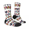 Herrstrumpor Eurovision Song Contest Hearts Male Mens Women Winter Stockings Polyester