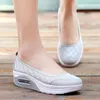 Casual Shoes Air Mesh Women Heels Sneakers Vulcanized Platform Zapatos Mujer Slip On Spring Autumn Chaussure Femme