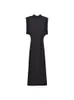 TRAF Long Dresses For Women Short Sleeve Midi Dress With Shoulder Pads Autumn 2023 Bodycon Dres Elegant Party 240315