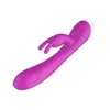 Stimolazione del dildo del vibratore del coniglio del punto G a 10 velocità per le donne Massaggio del clitoride Vagina Masturbatore a doppia asta Giocattoli del sesso Per adulti 18 240326