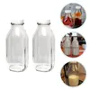 Wine Glasses Milk Glass Bottles Wholesale Bottle Jug Vintage Lids Container Jars Jar Small Drinking Reusable With