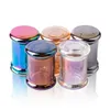 Cigarette Glass Jar Storage Container Rainbow Bottles 58 and 77mm Dab Jars Non-Stick Wax Case Tobacco Moisturizing Silicone Sealed Transparent Tank For Ds