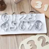 Stampi da forno Formine per biscotti Stampi Set Puzzle Numeri 0-9 Numeri arabi Attrezzi per stampi per biscotti carini in acciaio inossidabile