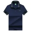 Heren Designer Polo Merk Casual T-shirt klein paard Krokodil Borduren kleding mannen stof brief polo tee kraag tops269D