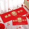 Tapis chinois classique chambre rouge tapis de chevet de chevet de table classique peinture balcon tapis grand espace pour la décoration de la salle de mariage