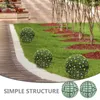 Decorative Flowers Artificial Plant Topiary Ball Support Cage Plastic Trelli Green Grass Sphere Frame Rack Wreath Flower Shelf Holder Home