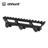 20mm sight mounting riser, 1-inch elevated bridge, 145mm guide rail