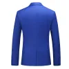 Busin Casual Solid Color Party Wedding Blazer Men High Quality Plus Size 6xl Men's Office Work Formell DR Suit Jacket 56JX#