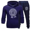 Designer hoodie heren trainingspak mode Amerikaanse nieuwe dikke herfst en winter hoodie set trend sport hoodie broek trainingspakken maat S-3xL.