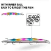 10pcs Fake Bait Hard Minnow Crankbait Fishing Lures Set Of Wobbler For Pike Trolling Fishing Tackle 18cm 24g Artificial Bait Kit 240314