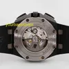 Наручные часы Diamond AP Epic Royal Oak Offshore 26405CE Мужские часы Черные керамические флуоресцентные цифровые указатели Автоматические механические всемирно известные часы Швейцарские часы