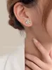 Designerörhängen Studörhängen Magnetiska tappar, Light Luxury Ear Clips Runda bollar Kvinnor Diamond Burst Flashörhängen Hypoallergena örhängen Ingen piercing, ingen smärta