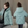 nuovo 2022 Parka da donna Cappotto invernale con cappuccio coreano Fi Corto verso il basso Cott Cappotto per donna Casual Parka Donna Cott Jacke g7yw #