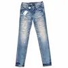 fi Brand Herren Wear Out Slim Casual Skinny Jeans Blau T5w9#