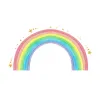 Stickers Grote Regenboog Muurstickers Voor Kinderkamer Decoratie Behang Gigantische Regenboog Sterren Decals Muurschilderingen Kinderkamer Stikers Chambre Fille