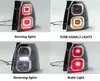 Rücklicht Für Land Rover Freelander 2 2005-2016 LED Rücklicht Montage DRL Stil Lauf Signal Bremse Rückfahr lampe Zubehör