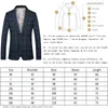 Męskie Blazer Busin Kurtki swobodne garnitury Slim Fit Plaid Sport Coat Spring Autumn Man Ubranie męskie garnitury Travel Blazers J2OX#