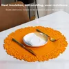 Table Mats Heat-resistant Lightweight Anti-scalding Dinnerware Insulated Placemat Cup Mat Kitchen Accessories