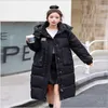 2023 Winterjacke Frauen Mantel Dicke Daunen Cott Gepolsterte Lg Mantel Weibliche Plus Größe Beiläufige Lose Mit Kapuze Puffer Parkas Frau j0KD #