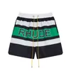 Дизайнерские шорты Shorts Rhu короткие летние спортивные спортивные модные пляжные вечеринка. Случайные брюки Swim High Caffue Wear Luxury Sport Designers Women Mens CRD2403281-6